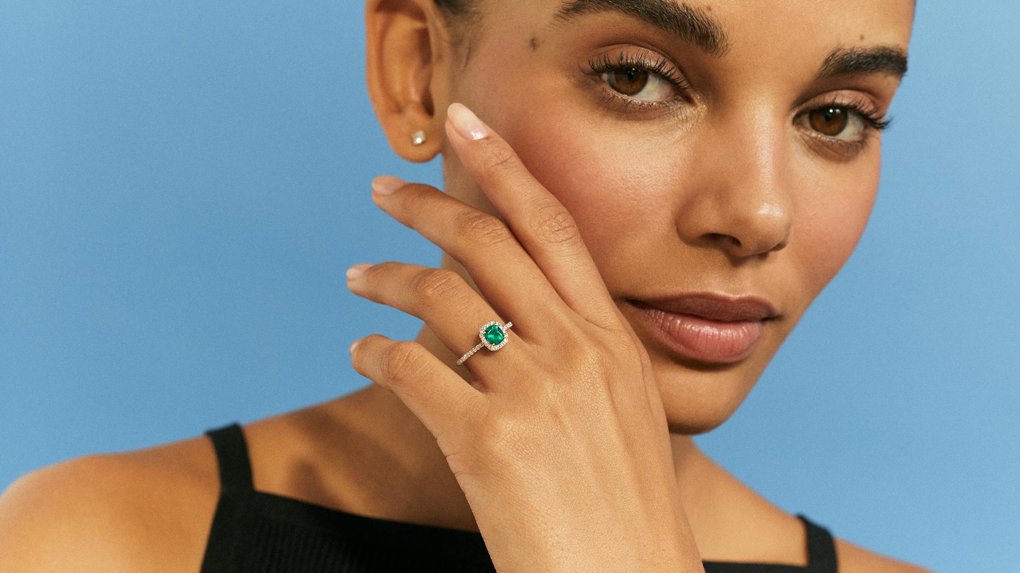 Emerald Engagement Rings Hatton Garden, London Queensmith