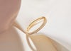 Yellow gold 1.7 mm Pavé Set wedding ring
