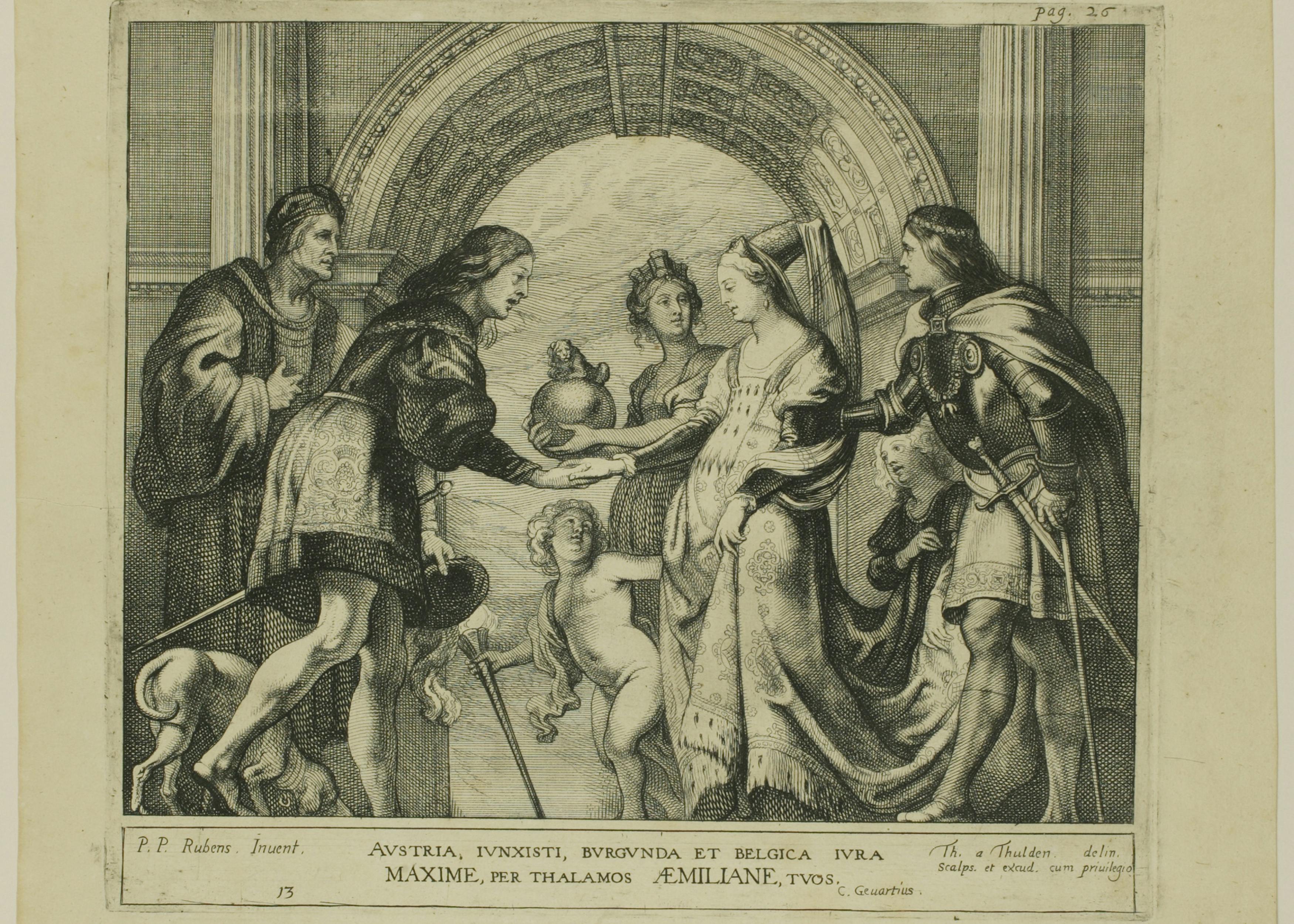The Marriage of Maximilian of Austria with Mary of Burgundy.