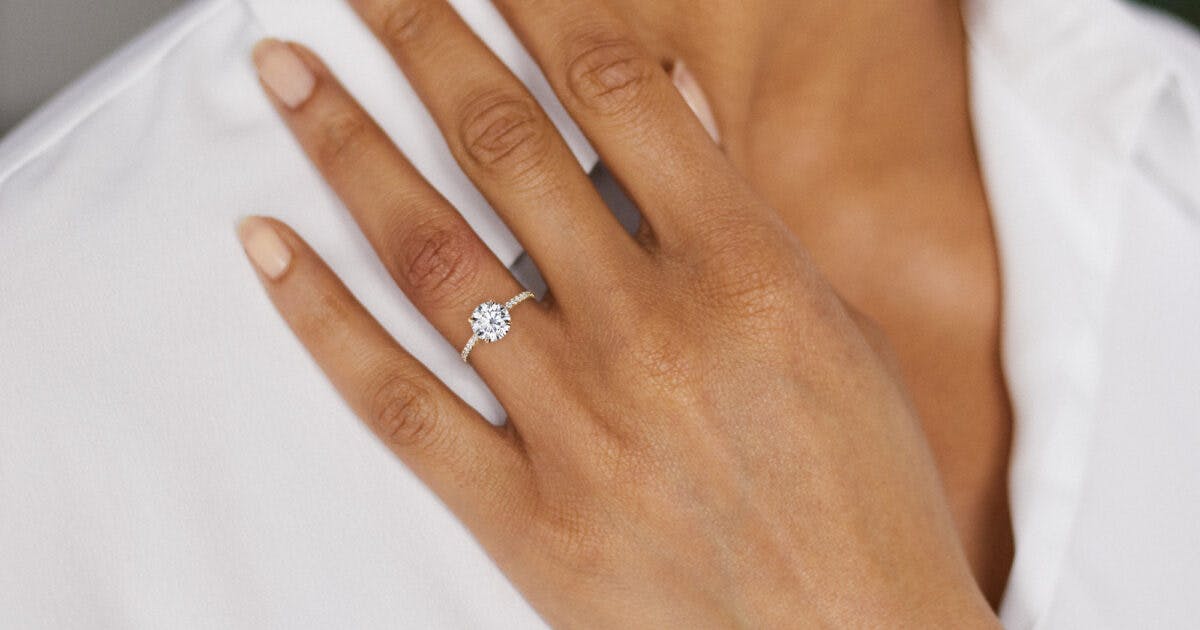 1.4 carat solitaire store diamond ring