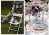 Bright wedding florals.