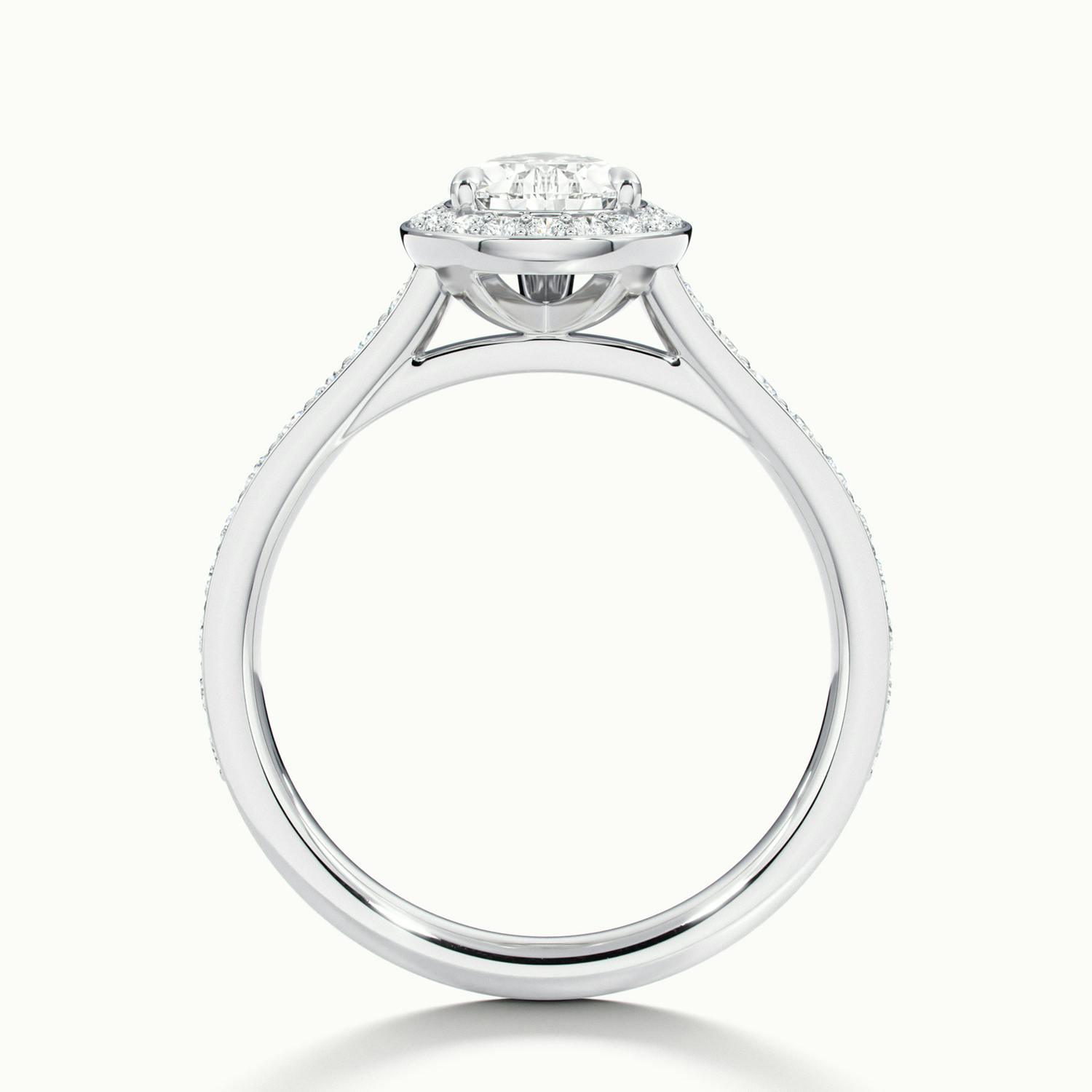 Small pear hot sale engagement ring